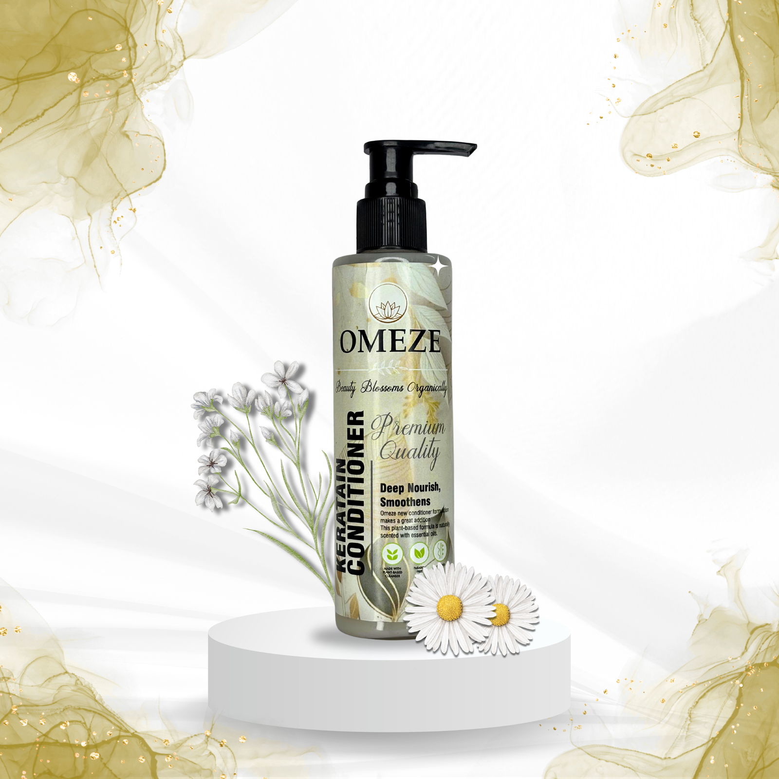 Omeze Plant-Based Keratin Conditioner – 200ml