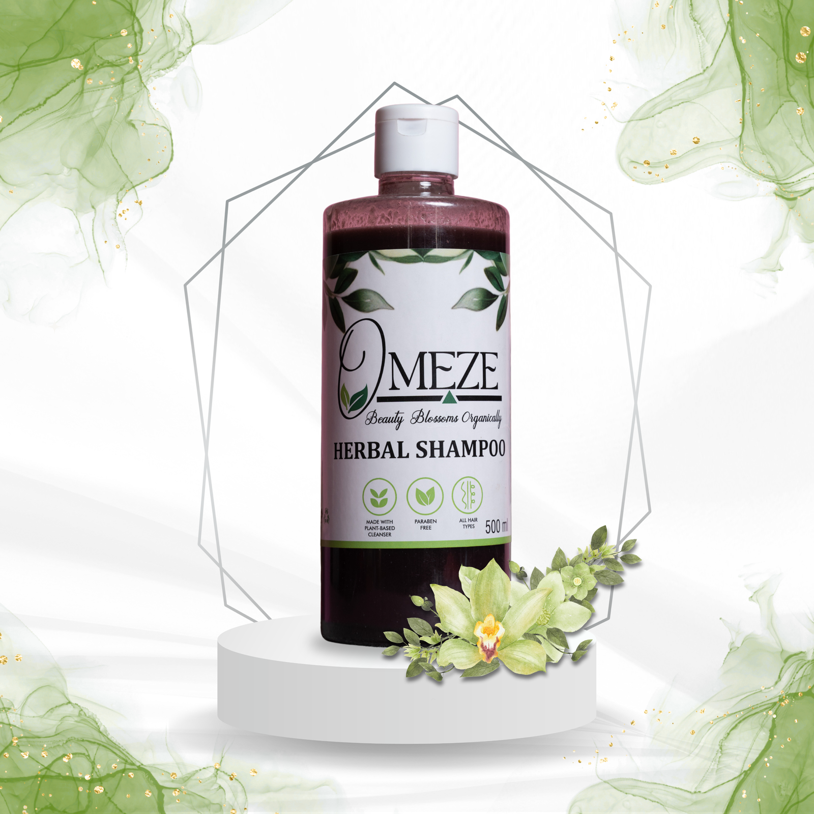 Omeze Herbal Shampoo – 500ml